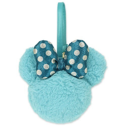 Japan Tokyo Disney Resort Minnie Pouch Sea 25th Anniversary Fluffy & Cozy