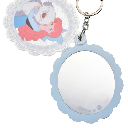 Japan Tokyo Disney Store Ariel Max Keychain with Mirror Charm Illustrated mikko