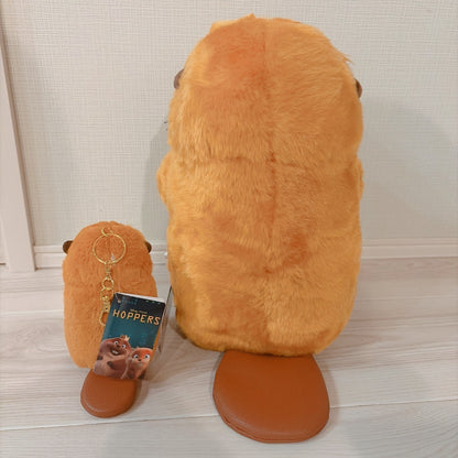 Japan Tokyo Disney Store When I Become a Beaver Plush & Keychain