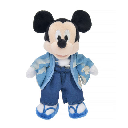 '+Japan Tokyo Disney Store Mickey Plush Toy Keychain Kimono Japan Original