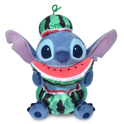 Japan Tokyo Disney Store Stitch Plush Toy "I Love Watermelon"