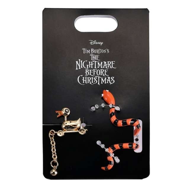 Japan Tokyo Disney Store Killer Duck Snake Ear Cuffs Nightmare Before Christmas