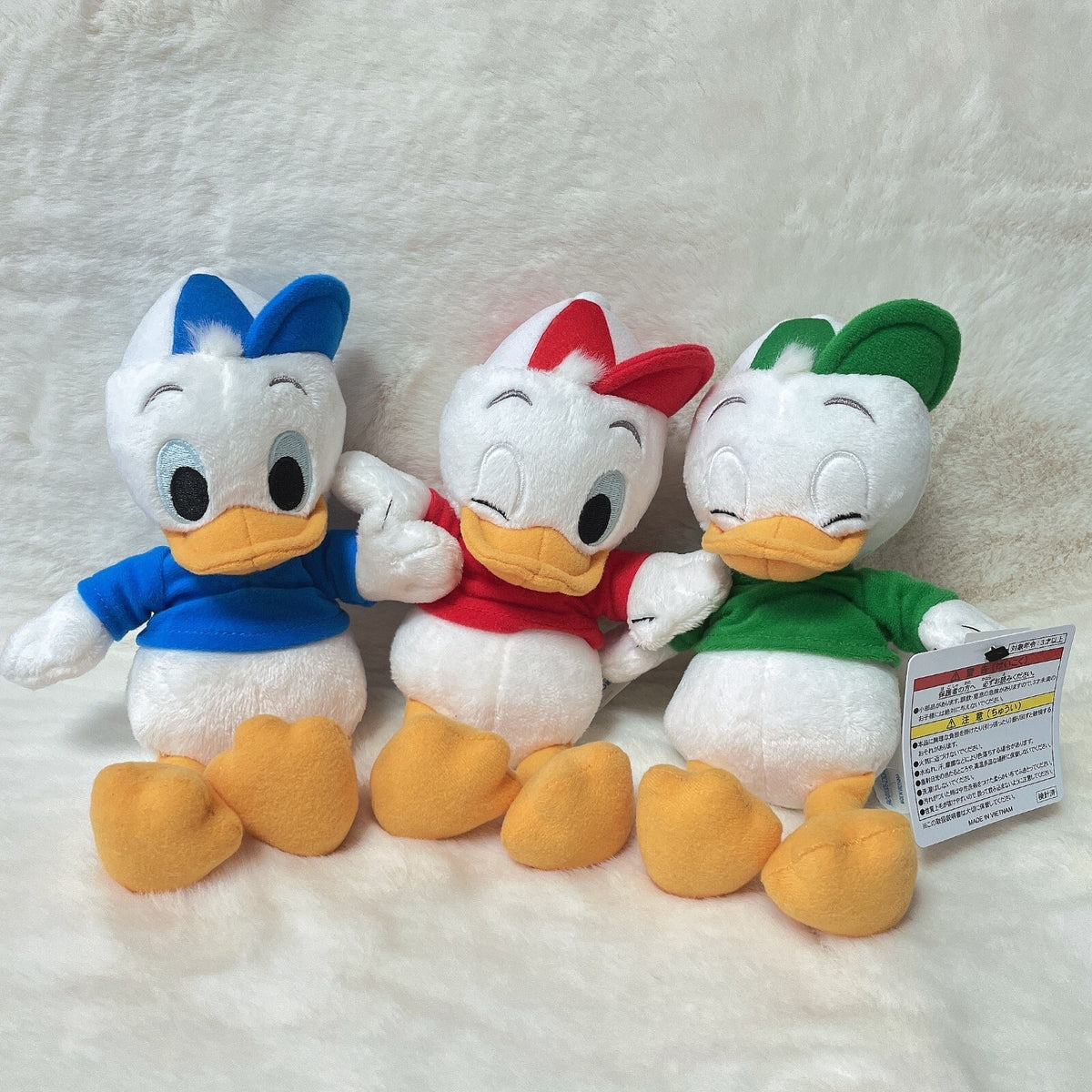Japan Tokyo Disney Resort Donald Duck Happy Birthday Huey Dewey Louie Plush Toy