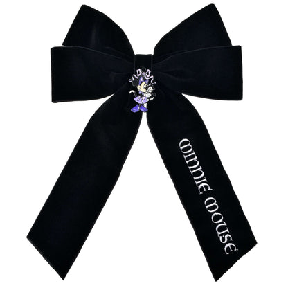 Japan Tokyo Disney Store Minnie & Figaro Ribbon Hair Clip CAT MINNIE AND FIGARO