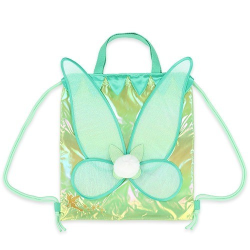Japan Tokyo Disney Resort Tinker Bell Knapsack Feathers Fantasy Springs