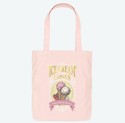 Japan Tokyo Disney Resort Ice cream cone Tote Bag limited