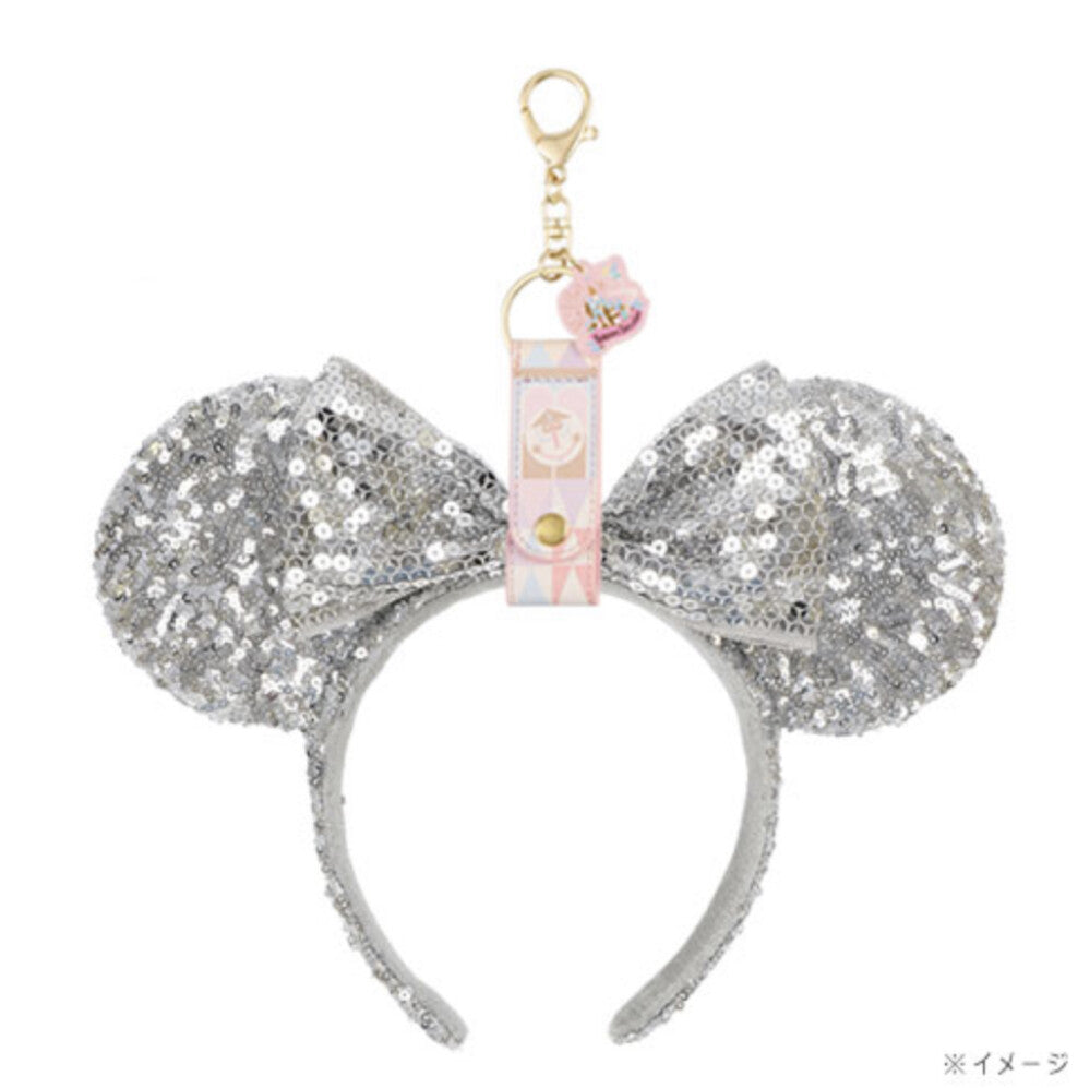 Japan Tokyo Disney Resort Ears holder keychain Headband Ribbon 2023