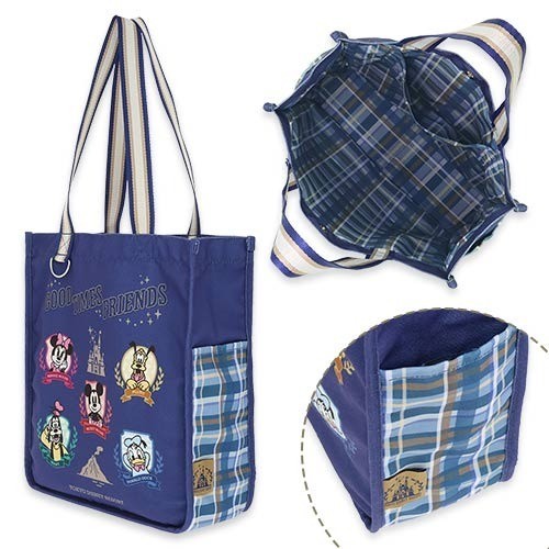 Japan Tokyo Disney Resort GOOD TIMES FRIENDS Mickey Mouse Tote Bag