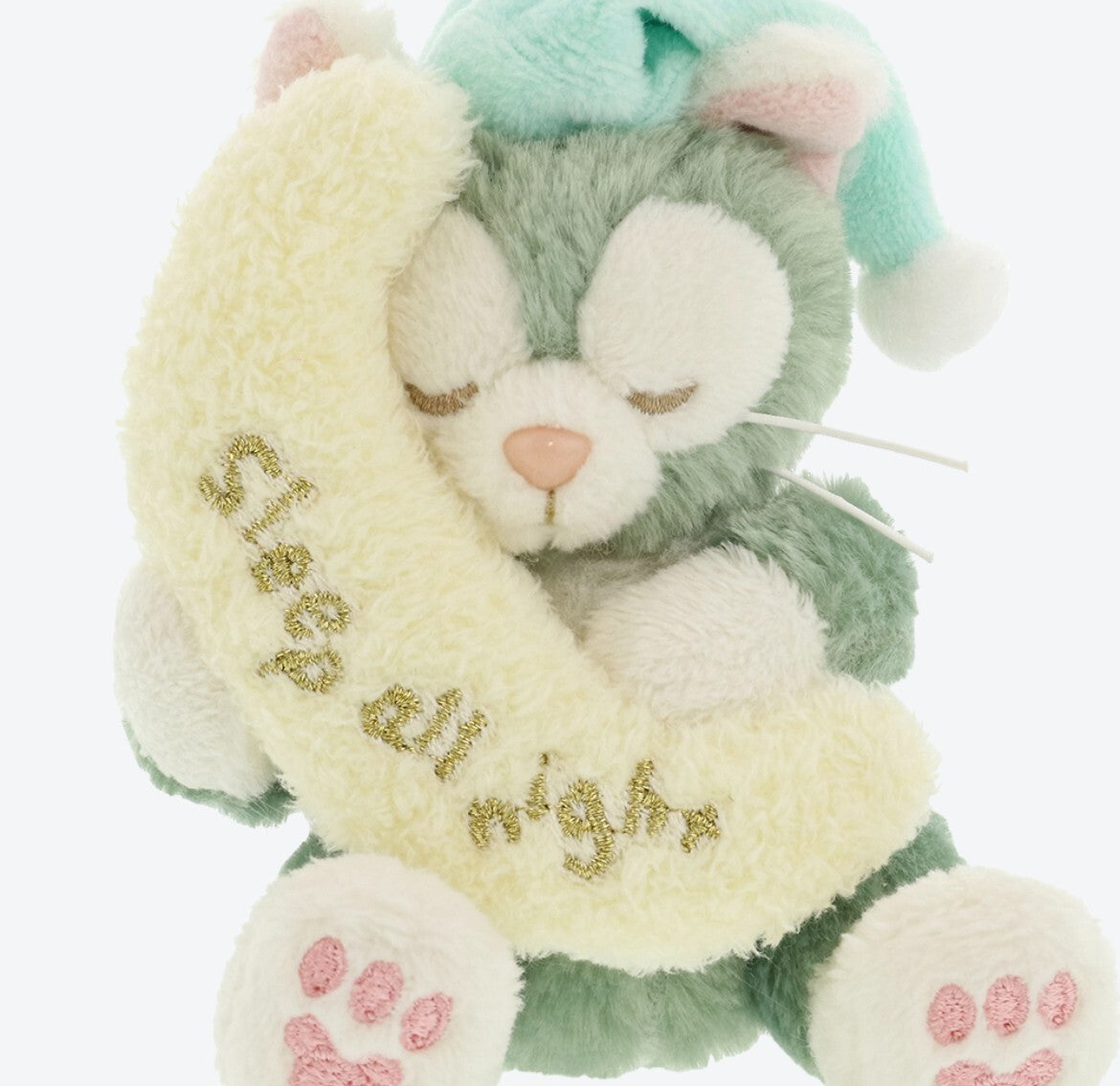 Japan Tokyo Disney Sea Resort Duffy friend's Keychain Sleepy Sleep Gelatoni
