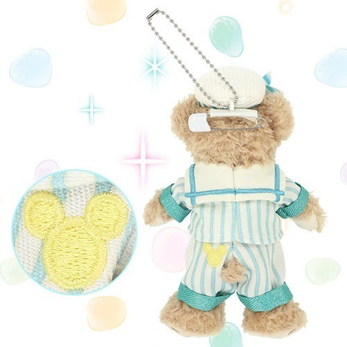 Japan Tokyo Disney Resort Find Your Beautiful Blue Duffy Plush Keychain