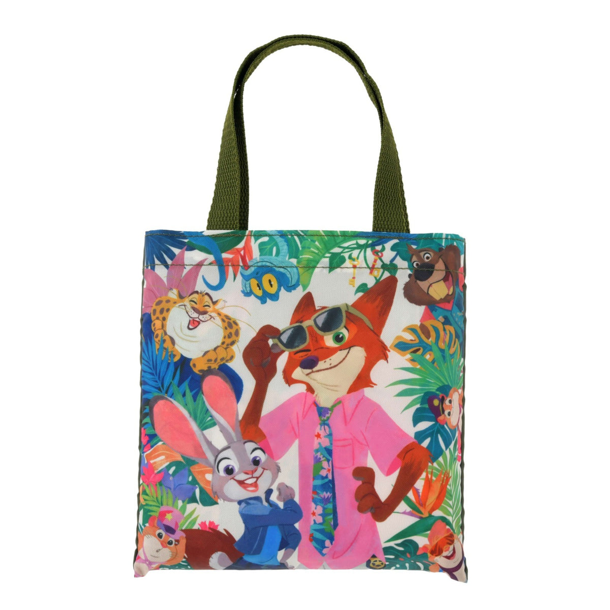 Japan Tokyo Disney Store Zootopia 2 Picnic Sheet with Bag TROPICAL ZOOTOPIA