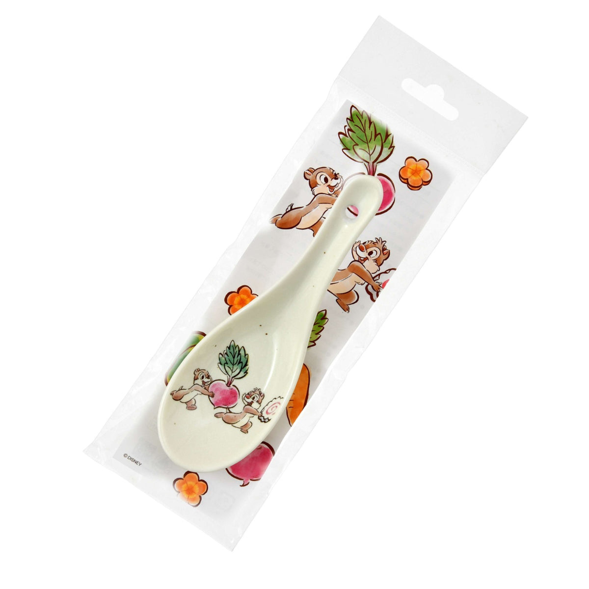 Japan Tokyo Disney Store Chip & Dale Renge Spoon Vegetable Table Top