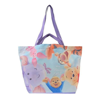 Japan Tokyo Disney Store Winnie the Pooh & Friends Mega Tote Bag Roo & Lumpy