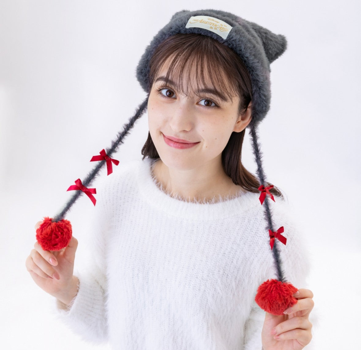 Japan Tokyo Disney Resort Ears Fluffy Winter Cap Hat The Aristocats Berlioz