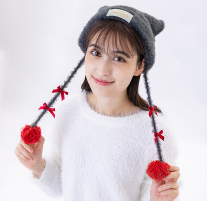 Japan Tokyo Disney Resort Ears Fluffy Winter Cap Hat The Aristocats Berlioz