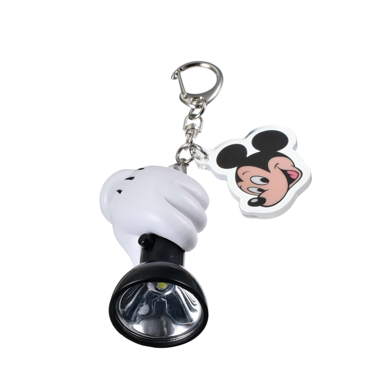 '+Japan Tokyo Disney Store Mickey Mouse Light-Up Flashlight-Style Keychain Fes