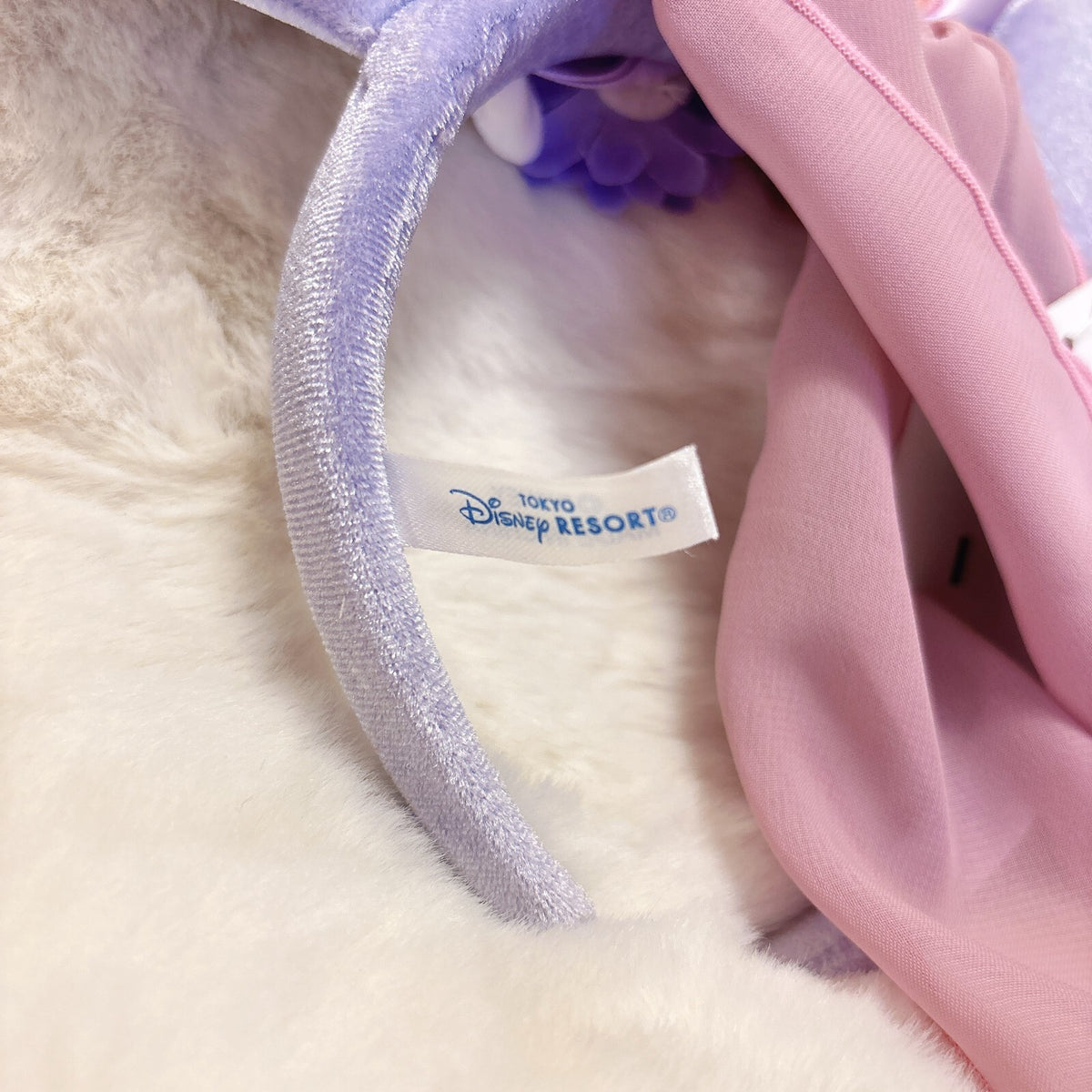 Japan Tokyo Disney Resort Headband Ears Flower Rapunzel Forest Fantasy Springs