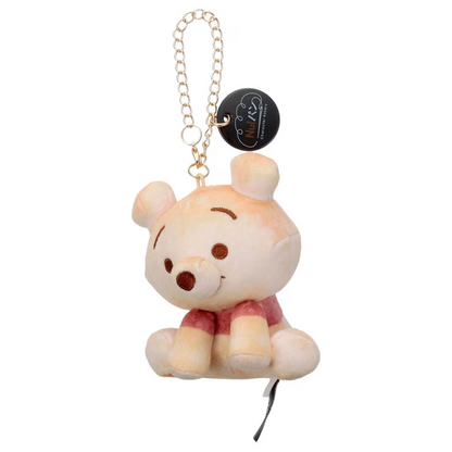 Japan Disney Takara Tomy Nui Pan Bakery Plush Toy Keychain Winnie the Pooh