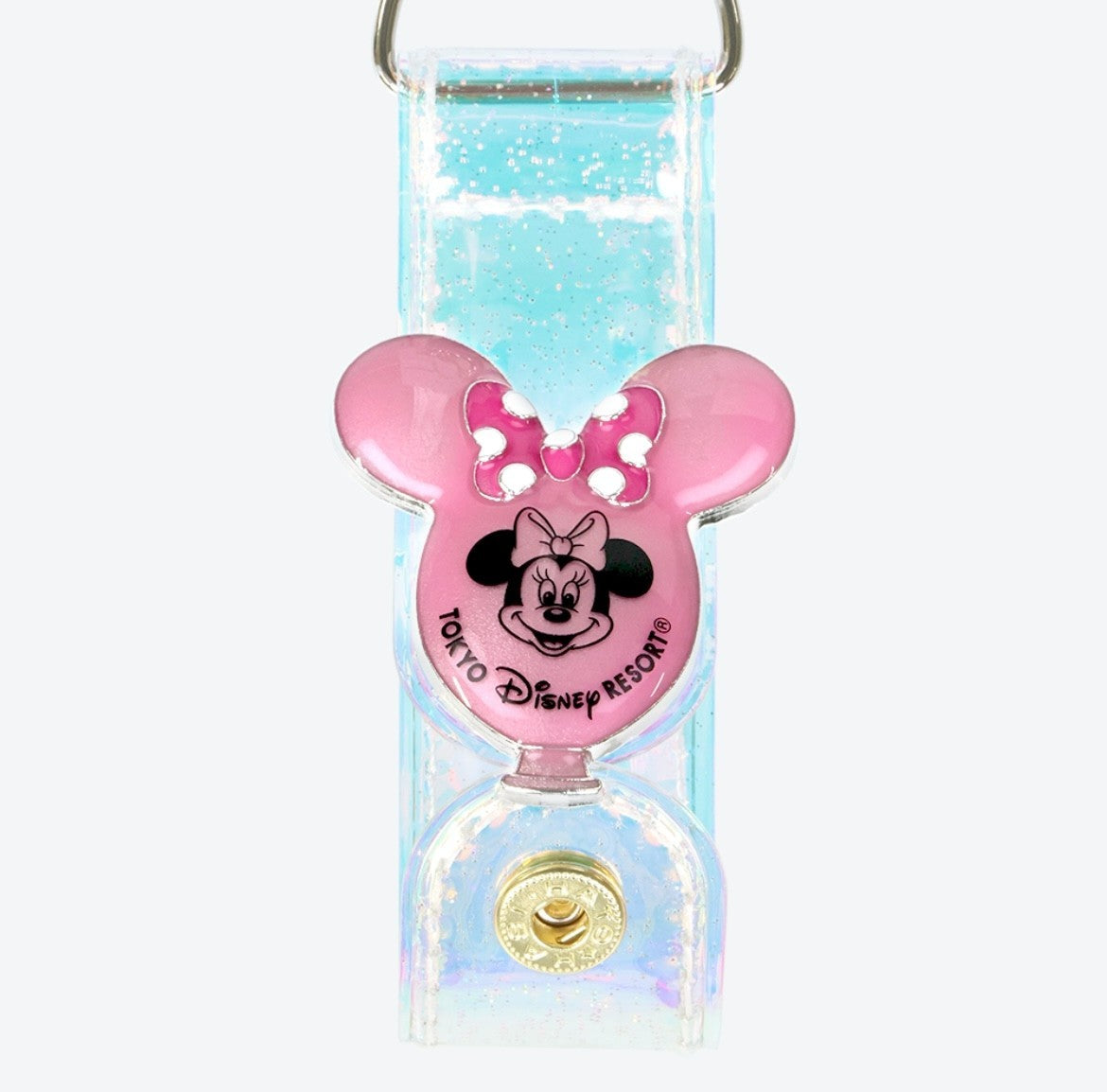 ReJapan Tokyo Disney Resort Ears holder keychain Headband  Balloon Minnie Retro