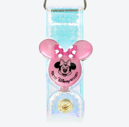 ReJapan Tokyo Disney Resort Ears holder keychain Headband  Balloon Minnie Retro