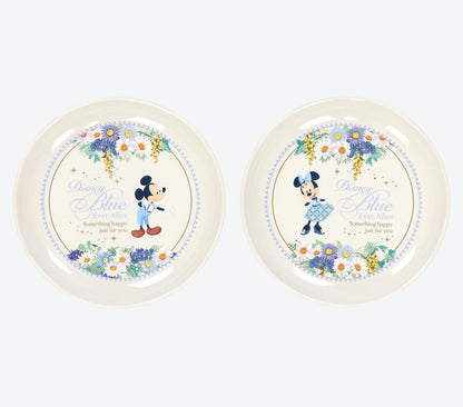 Japan Tokyo Disney Resort Store Mickey Minnie Blue Ever After Plate 2