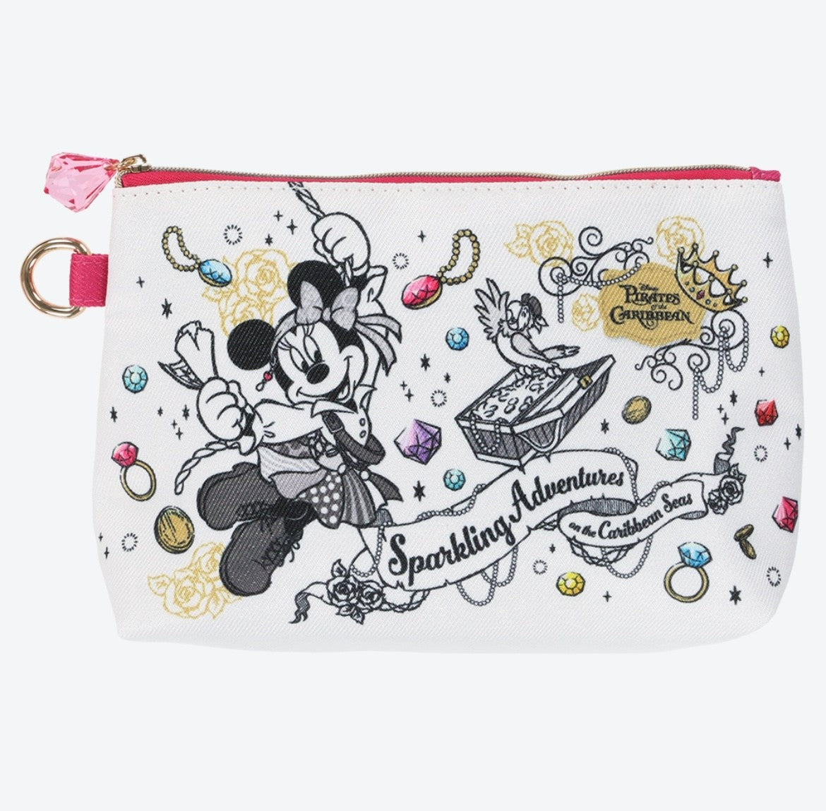Japan Tokyo Disney Resort Pirates of the Caribbean Minnie Mouse Pouch New 2025