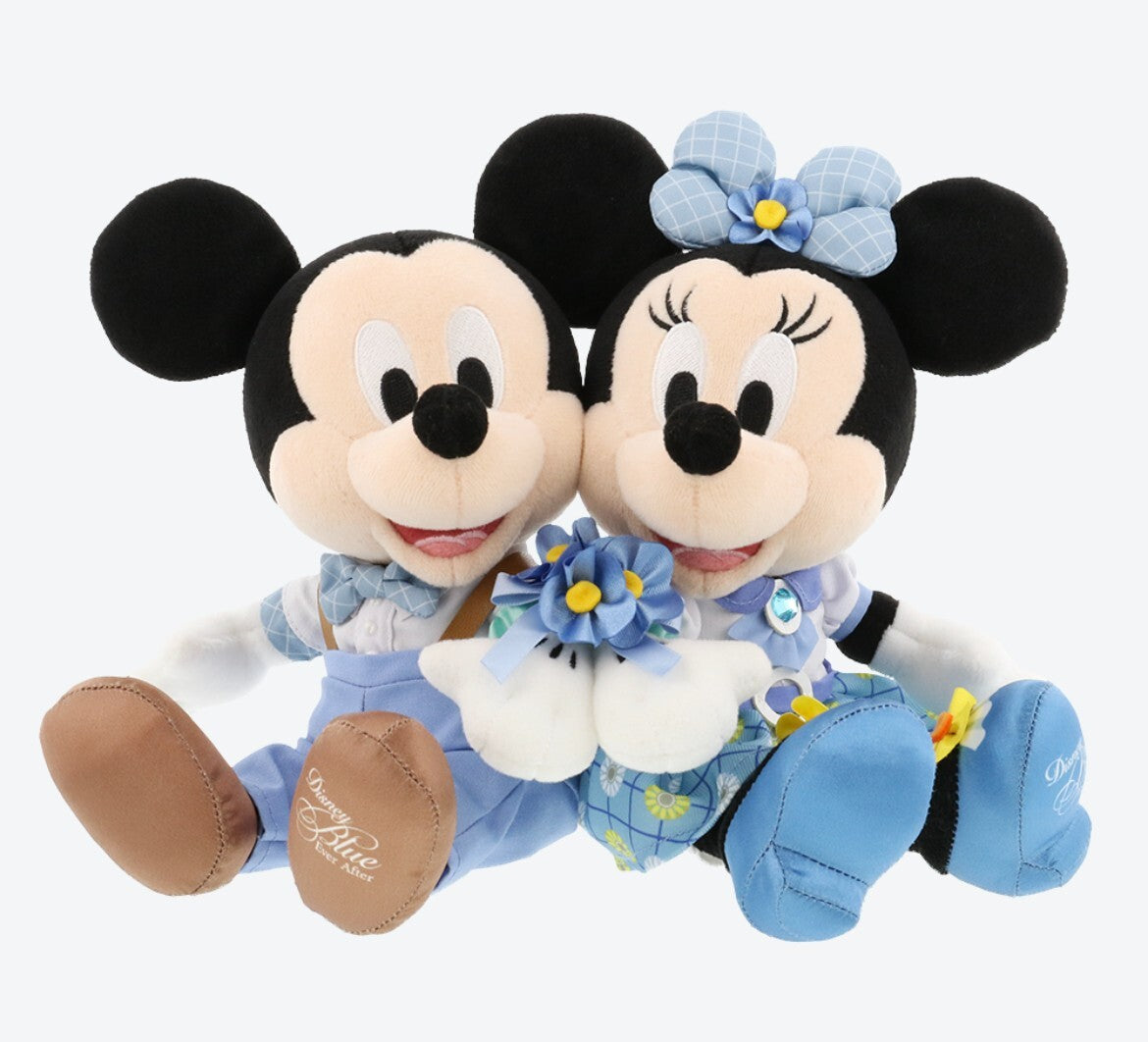 Japan Tokyo Disney Resort Store Mickey Minnie Blue Ever After plush toy wedding