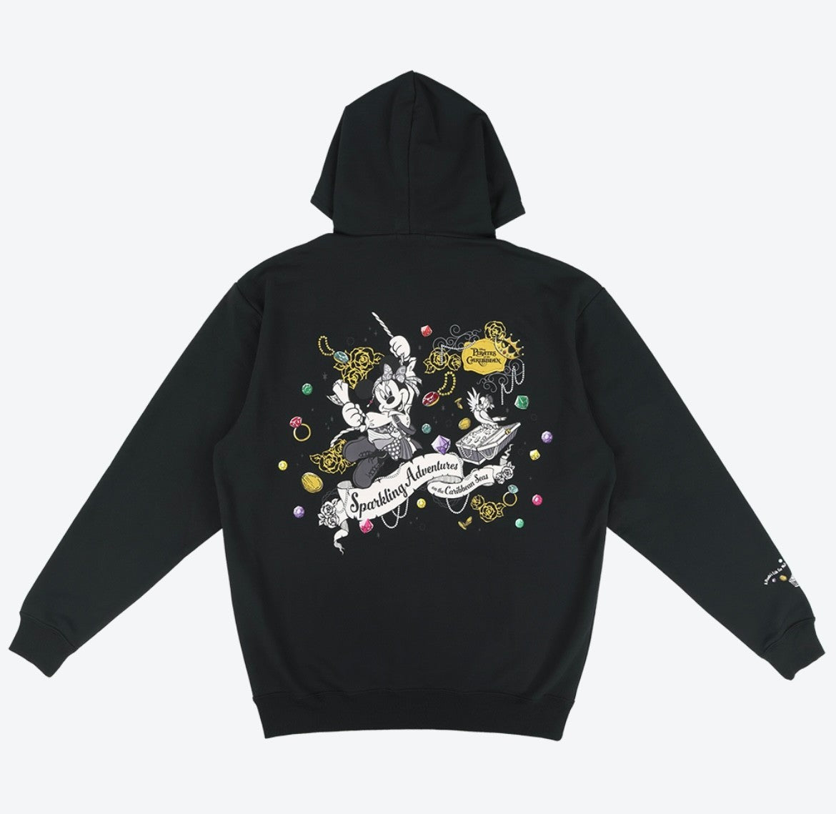 Japan Tokyo Disney Resort Pirates of the Caribbean Minnie Hoodie Oversize Unisex