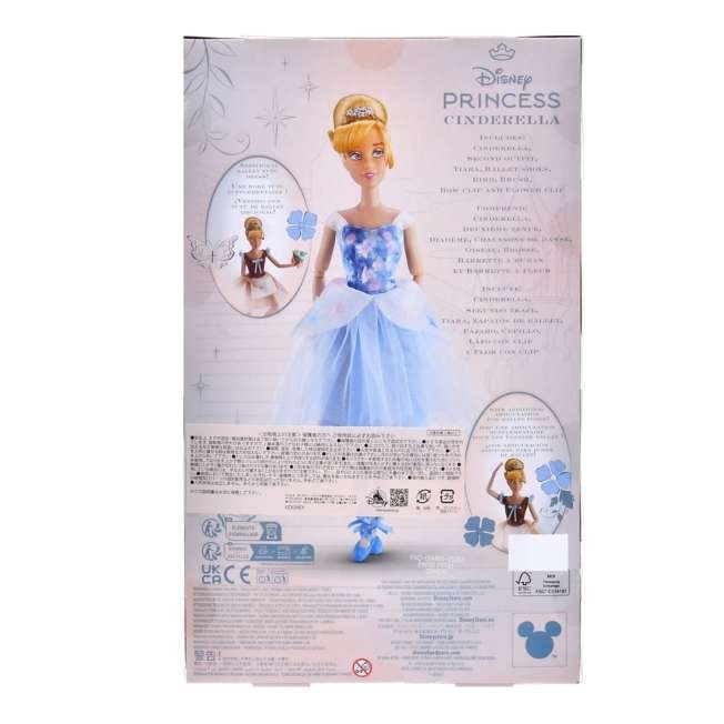 Japan Tokyo Disney Store Cinderella & the Blue Bird Doll Figure Set Ballet