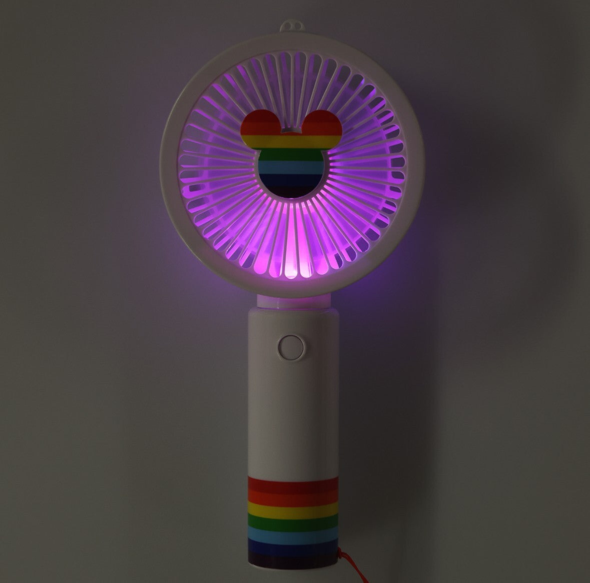 Japan Tokyo Disney Resort Electric fan Summer 2025 Glowing Light Rainbow