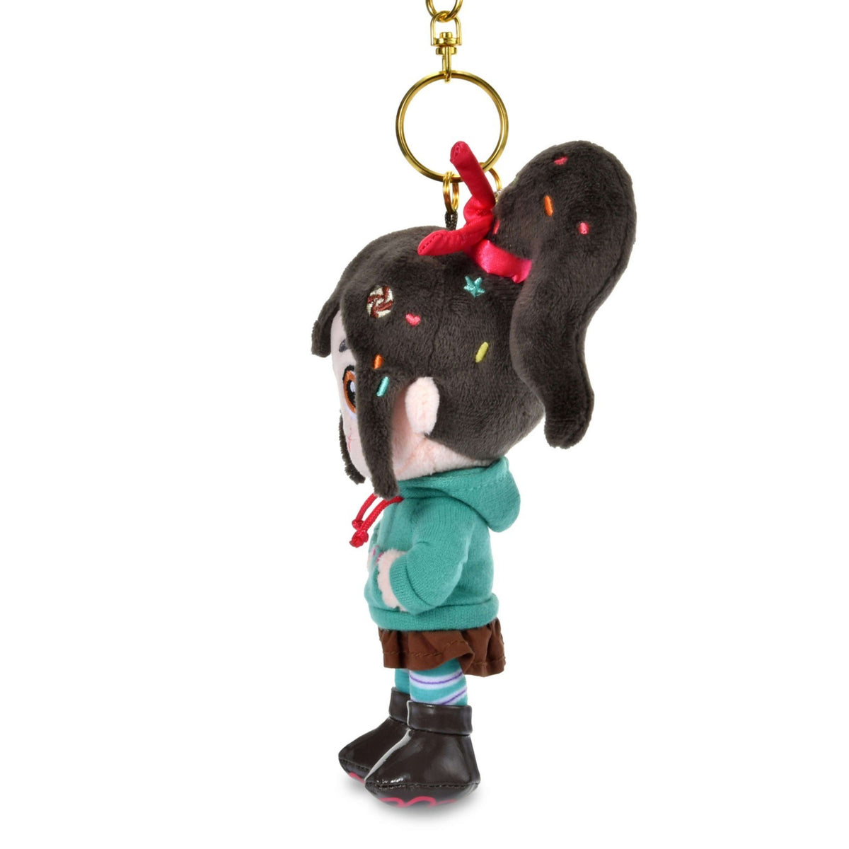 Japan Tokyo Disney Store Vanellope Plush Toy Keychain SUGAR RUSH