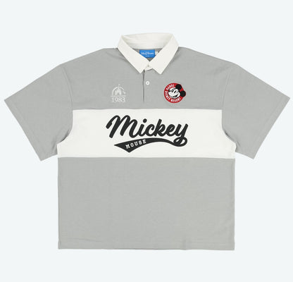Japan Tokyo Disney Resort Mickey T-shirt Rugby shirt Retro