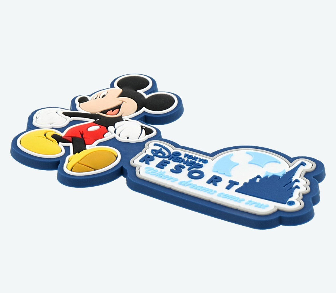 Japan Tokyo Disney Resort Magnet logo  Mickey Size Width 10 cm New!!