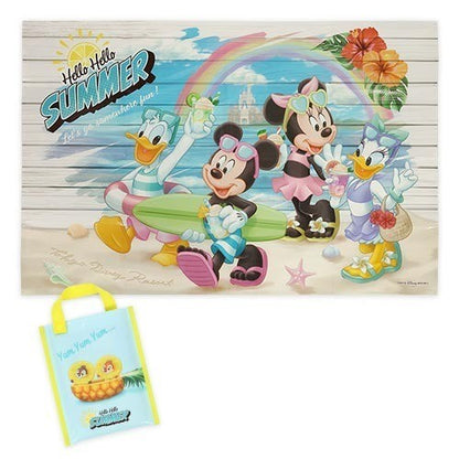 Japan Tokyo Disney Resort Mickey and Minnie Picnic Sheet Hello Summer