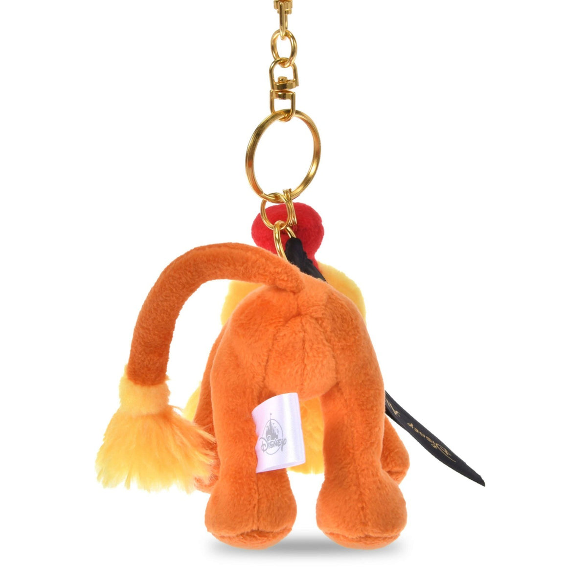 '+Japan Tokyo Disney Store Brush Dog Plush Keychain Alice in Wonderland
