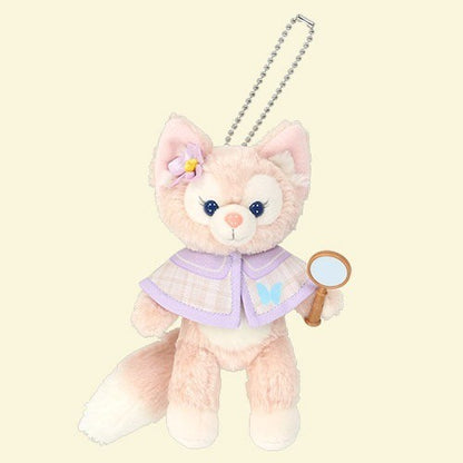 Japan Tokyo Disney Resort LinaBell Plush Toy Badge Duffy & Friends Christmas