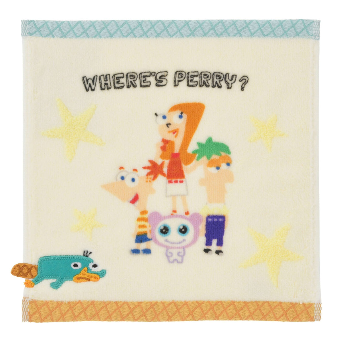 Japan Tokyo Disney Store Mini Towel Phineas and Ferb