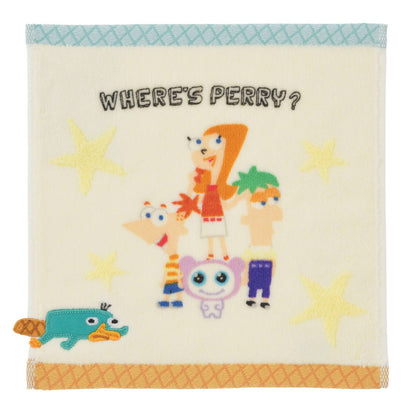 Japan Tokyo Disney Store Mini Towel Phineas and Ferb