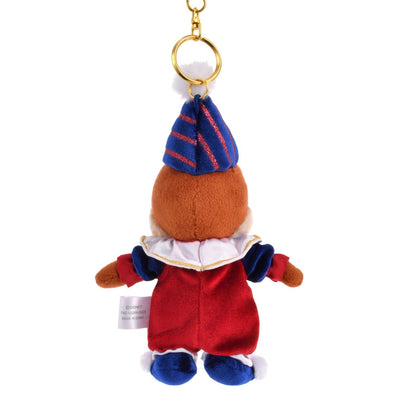 Japan Tokyo Disney Store Chip Plush Toy Keychain Pierrot Costume Chip & Dale