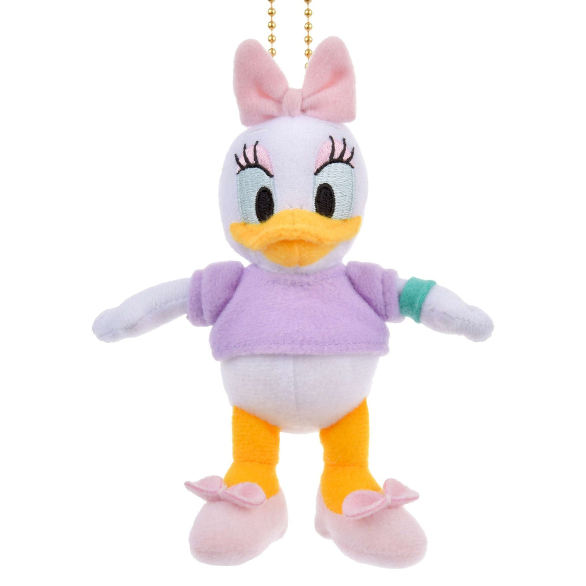 Japan Tokyo Disney Store Daisy Duck Plush Toy Keychain Mini JAPAN STYLE