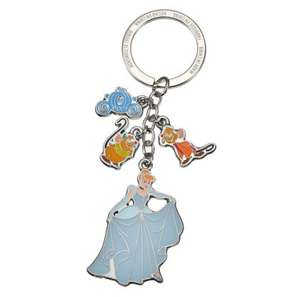 '+Japan Tokyo Disney Store Cinderella Jack & Gus Keychain Cinderella 75th
