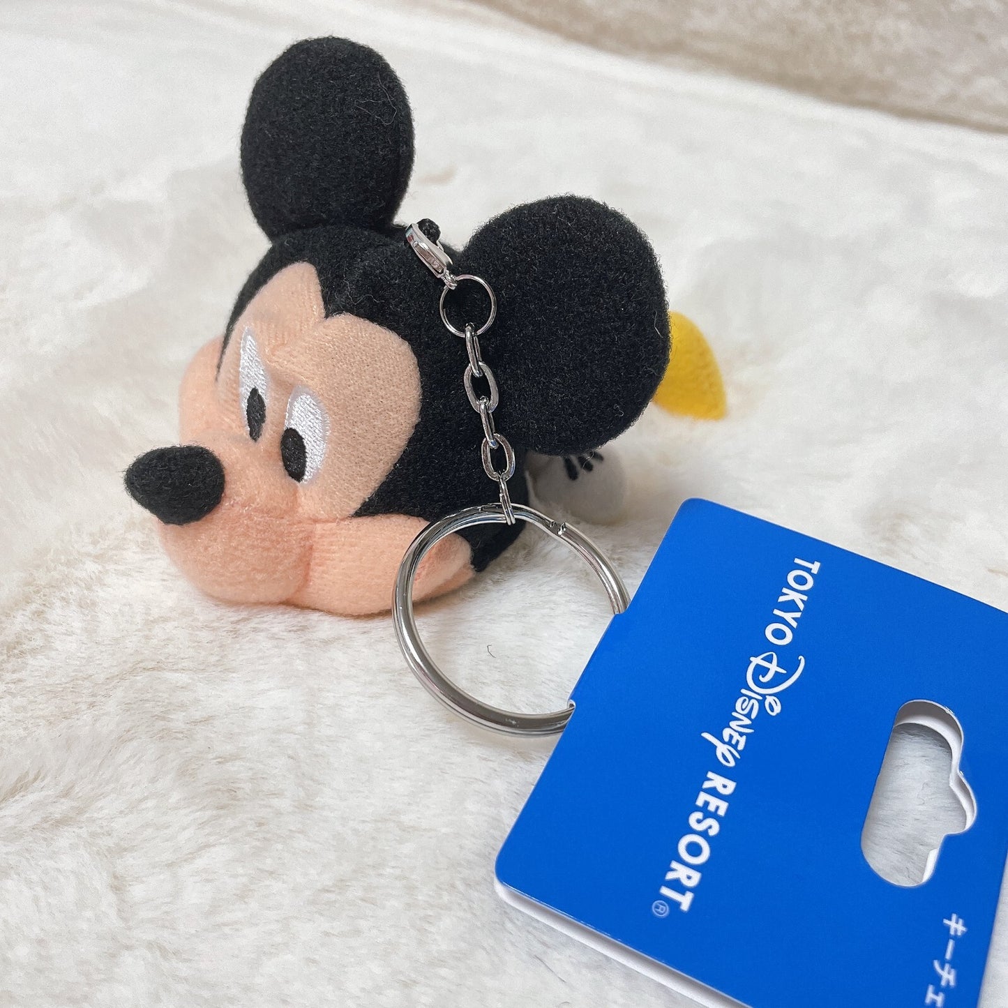 Japan Tokyo Disney Resort  Mickey Keychain fan cap Hat New