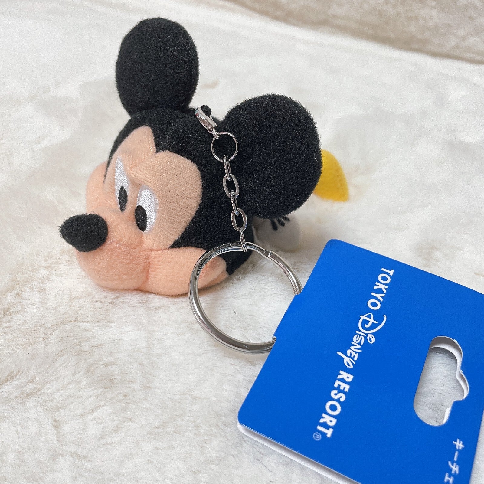 Japan Tokyo Disney Resort  Mickey Keychain fan cap Hat New
