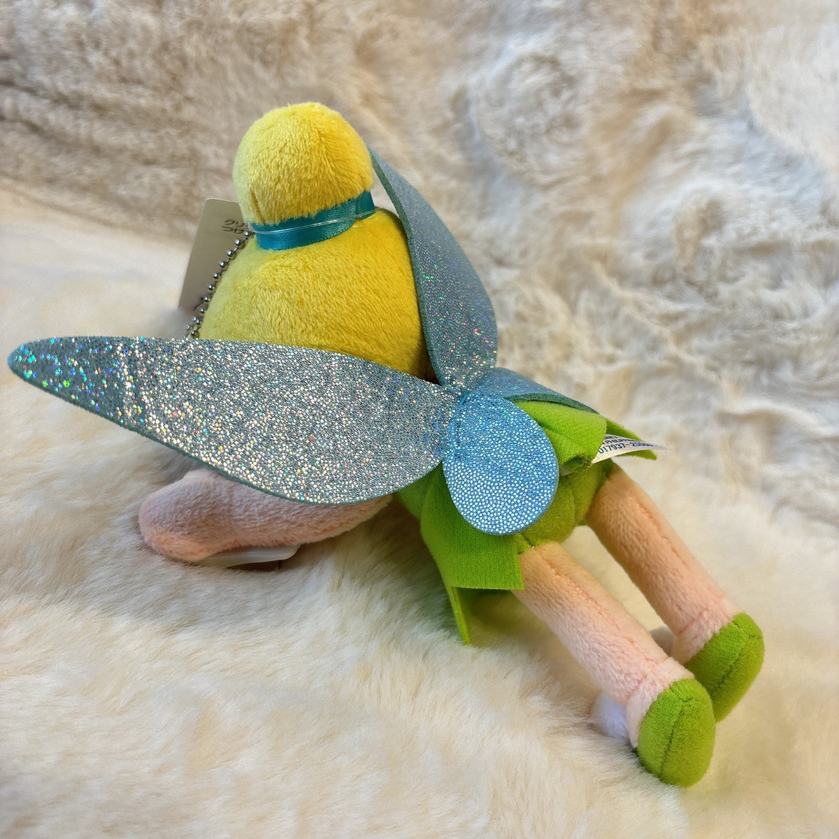 Japan Tokyo Disney Resort Peter Pan Tinkerbell Plush Shoulder Clip Keychain