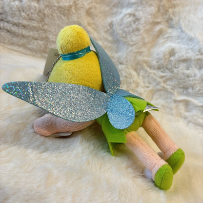 Japan Tokyo Disney Resort Peter Pan Tinkerbell Plush Shoulder Clip Keychain