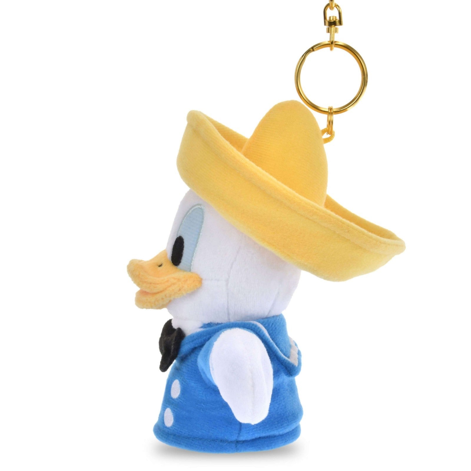Japan Tokyo Disney Store Donald Plush Keychain Finger Puppet Three Caballeros