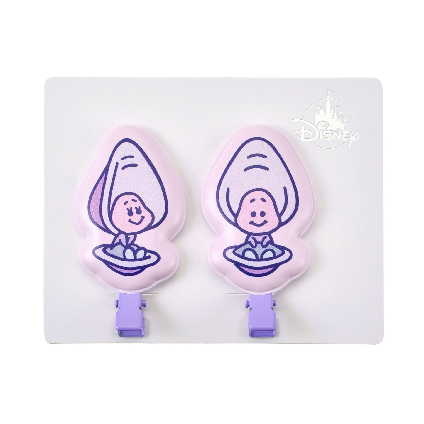 Japan Tokyo Disney Store Young Oyster Hair Clip Set MAEGAMI BABY OYSTERS Alice