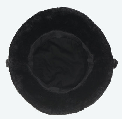 Japan Tokyo Disney Resort Ears Mickey Face limited Fluffy Winter Cap Hat Black