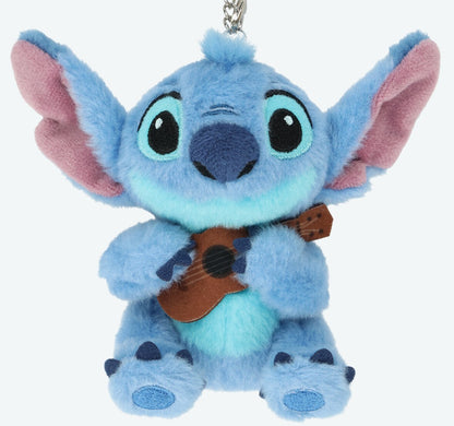 Japan Tokyo Disney Resort Lilo & Stitch Plush Keychain Charm
