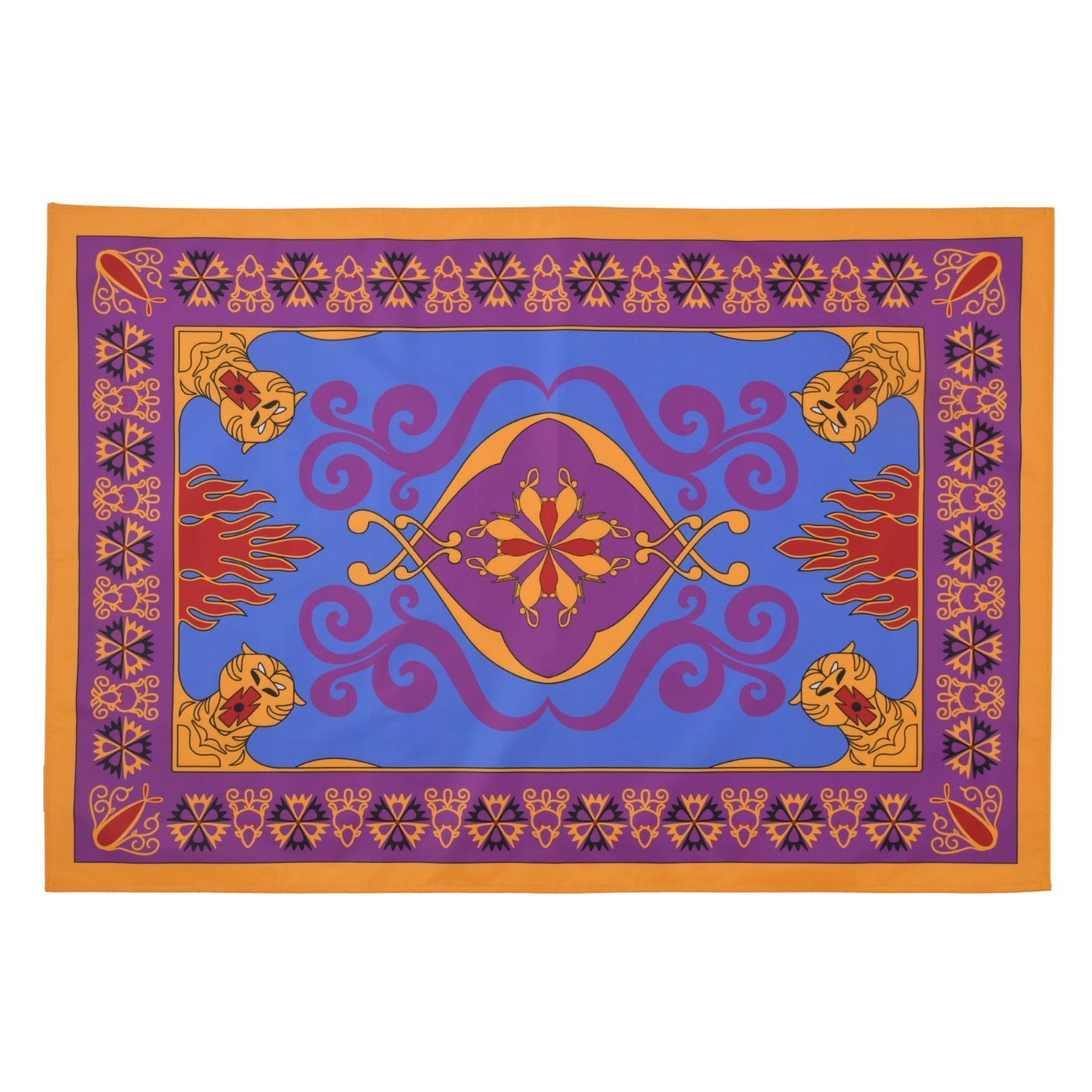 Japan Tokyo Disney Store Magic Carpet Picnic Sheet S Compact with Pouch Aladdin